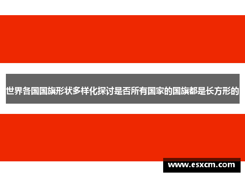 世界各国国旗形状多样化探讨是否所有国家的国旗都是长方形的